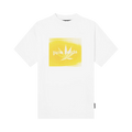 Palm Angels Leaf Logo Print T-Shirt "White"