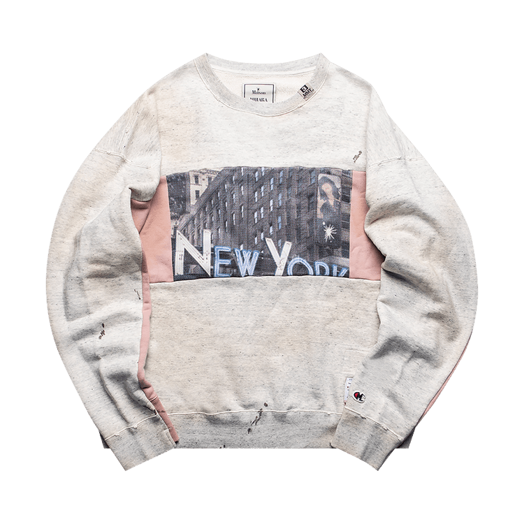 Maison Mihara Yasuhiro New York Pullover "White/Pink"
