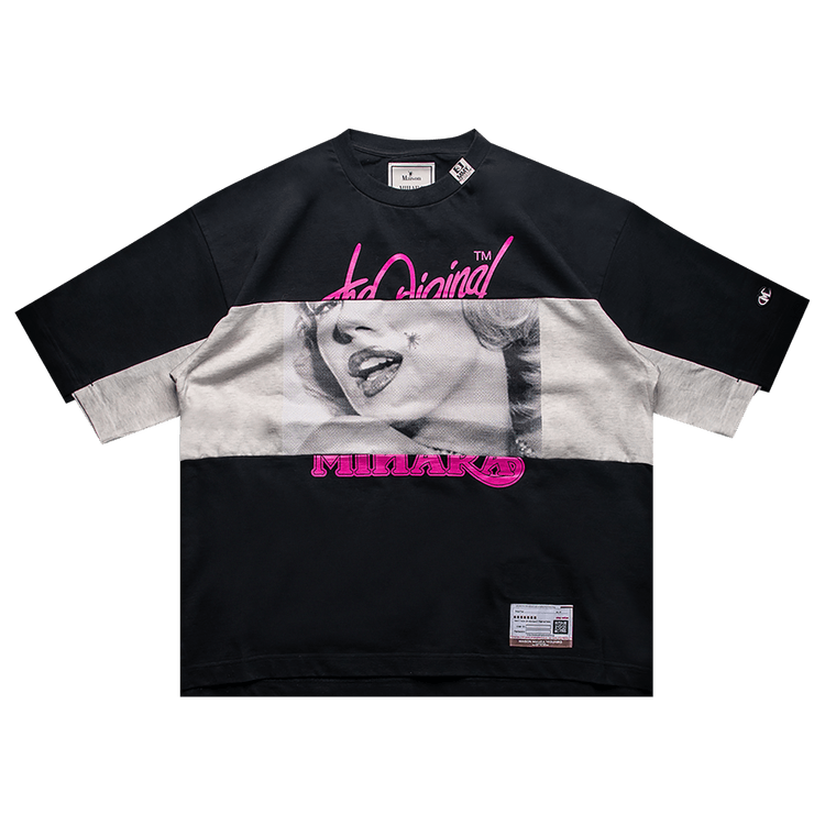 Maison Mihara Yasuhiro Tomorrow And Yesterday Tee "Black/Pink"