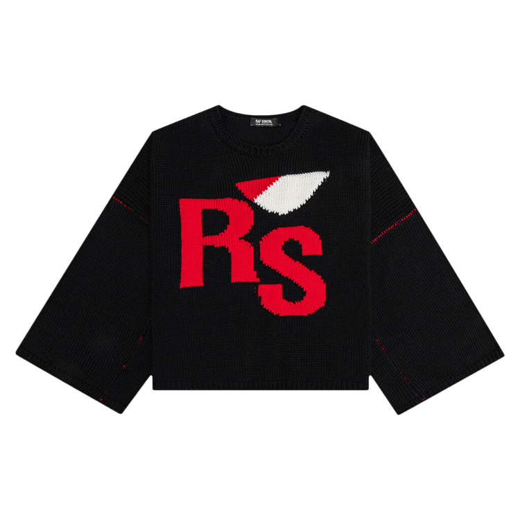 Raf Simons Cropped RS Knit "Black"