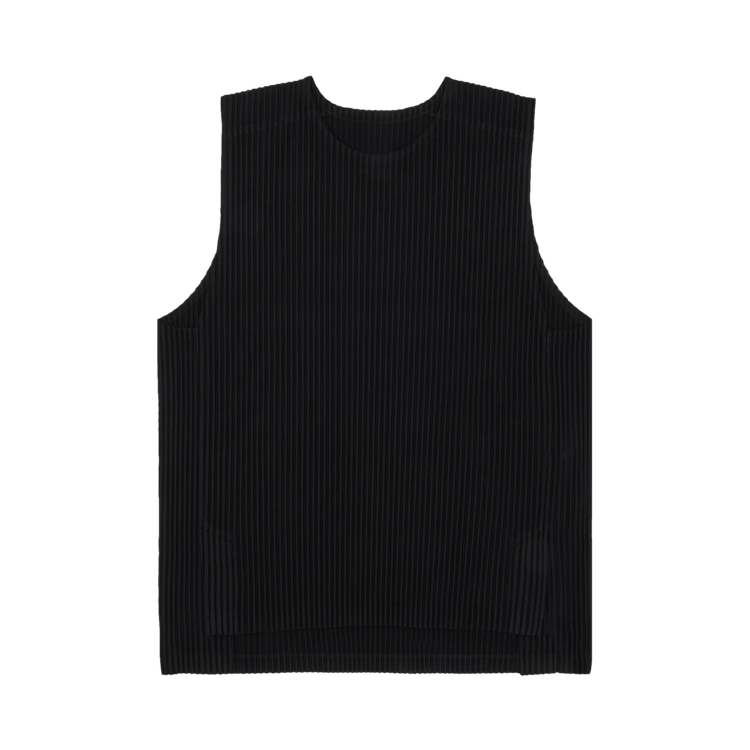 Homme Plissé Issey Miyake Pleated Tank Top "Black"