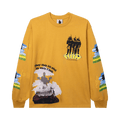 Real Bad Man Hardcore Sci Fi Long-Sleeve Tee "Down Brown"
