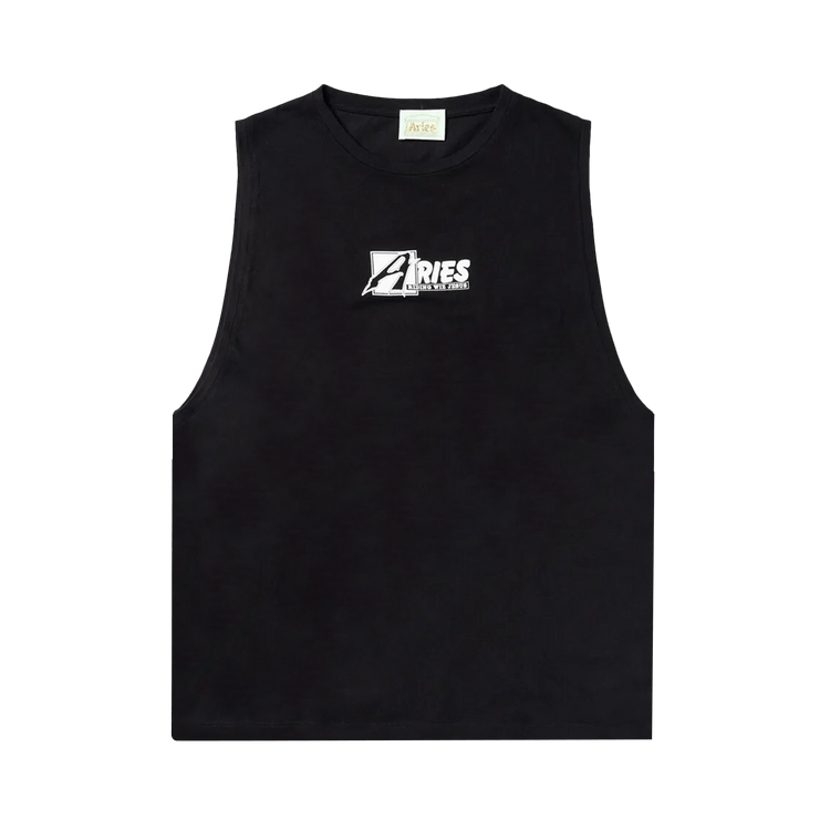 Aries Fearless Low Armhole Vest "Black"