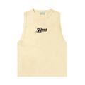 Aries Fearless Low Armhole Vest "Alabaster"