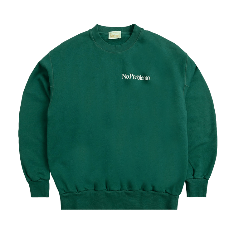 Aries Mini Problemo Sweatshirt "Alpine Green"