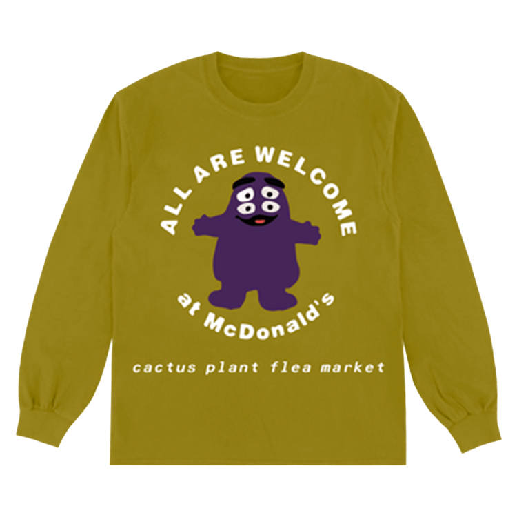 Cactus Plant Flea Market x McDonald's Grimace Long-Sleeve 'Pickle'