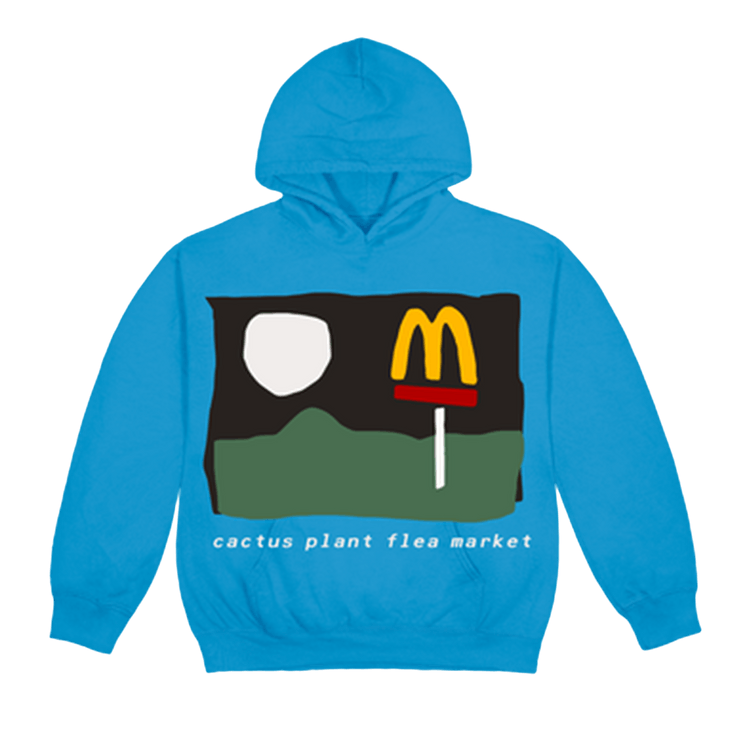 Cactus Plant Flea Market x McDonald"s 24/7 Hoodie "Blue Moon'