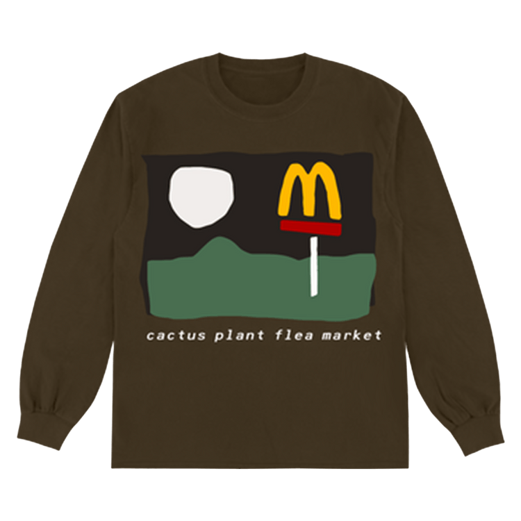 Cactus Plant Flea Market x McDonald"s 24/7 Long-Sleeve "Clove'