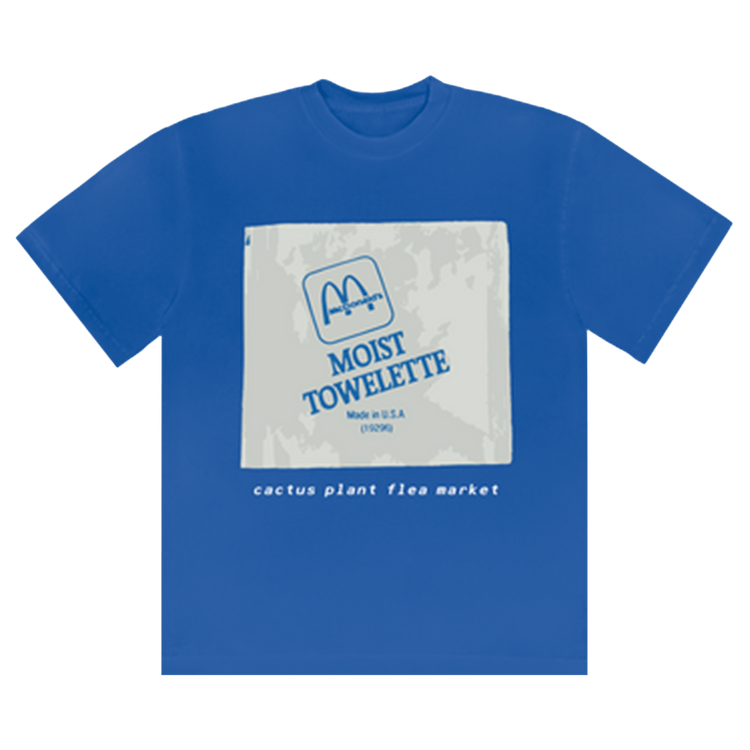 Cactus Plant Flea Market x McDonald's Moist Towelette Tee 'Patient'