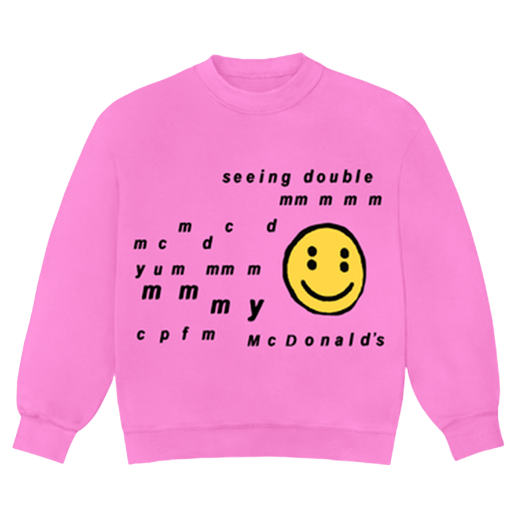Cactus Plant Flea Market x McDonald's Seeing Double Hoodie 'Pink'