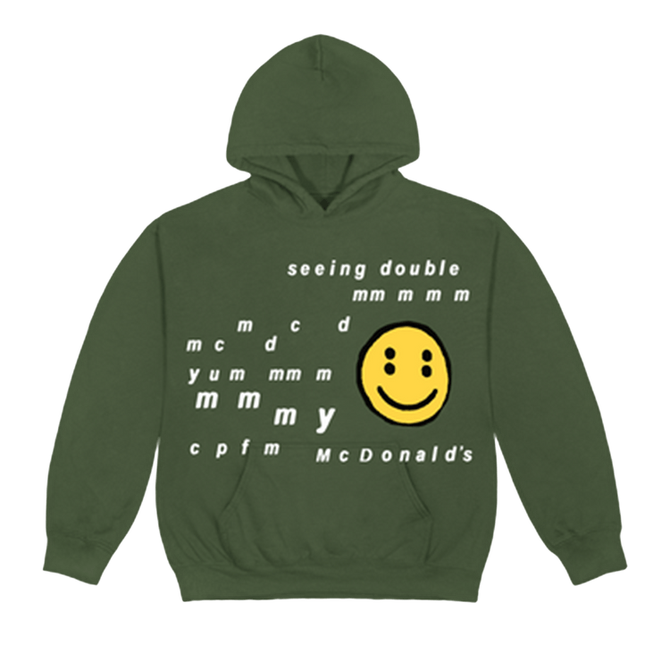 Cactus Plant Flea Market x McDonald"s Seeing Double Hoodie "Army'
