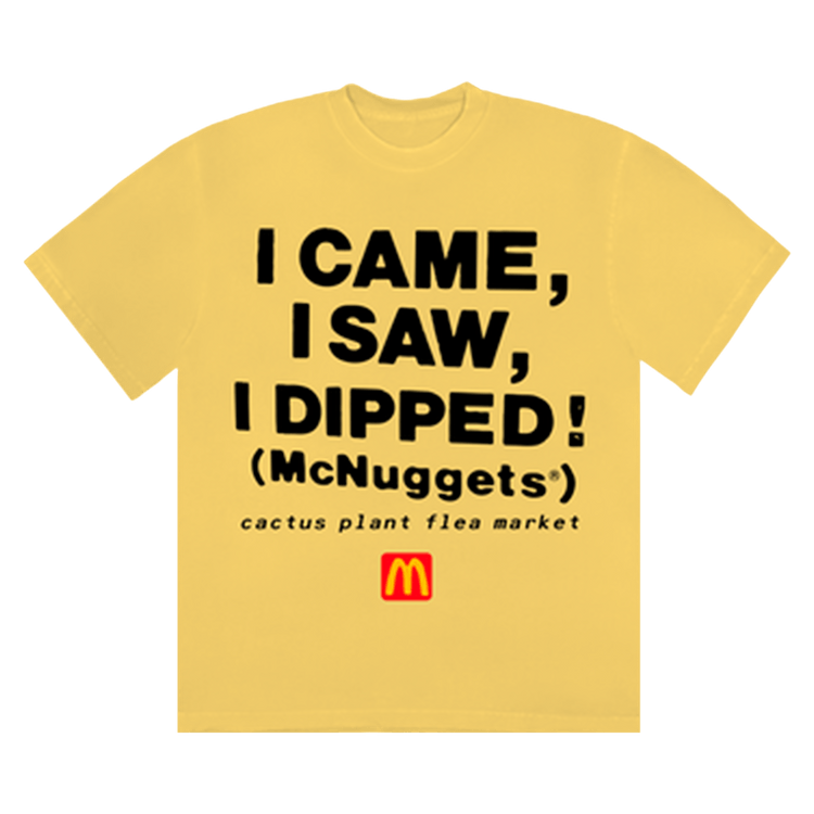 Cactus Plant Flea Market x McDonald's Team McNuggets Tee 'Mustard'