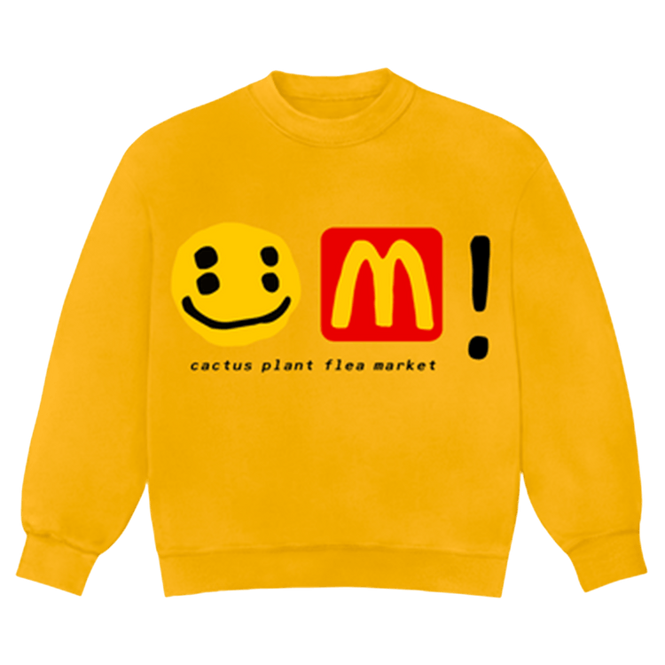 Cactus Plant Flea Market x McDonald"s Icons! Crewneck "Golden Arches'