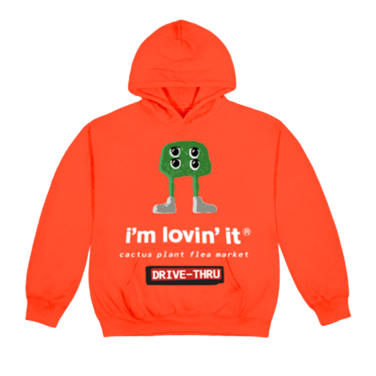 Cactus Plant Flea Market x McDonald"s Fry Guy Hoodie "Bright Orange'