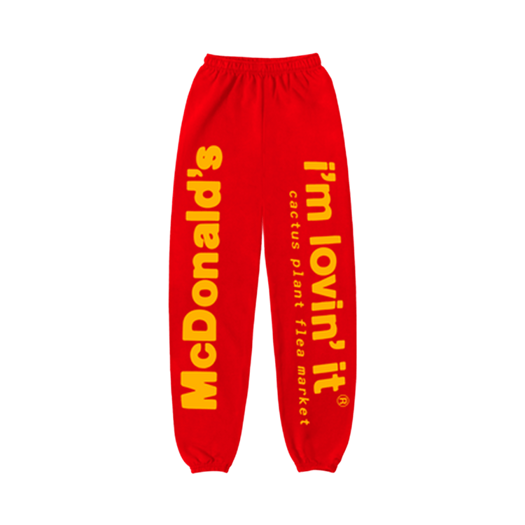 Cactus Plant Flea Market x McDonald's Drive-Thru Sweatpants 'Tomato'