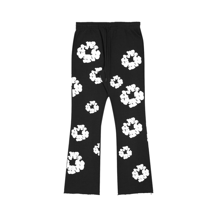 READYMADE x Denim Tears Cotton Wreath Sweatpants "Black/White"