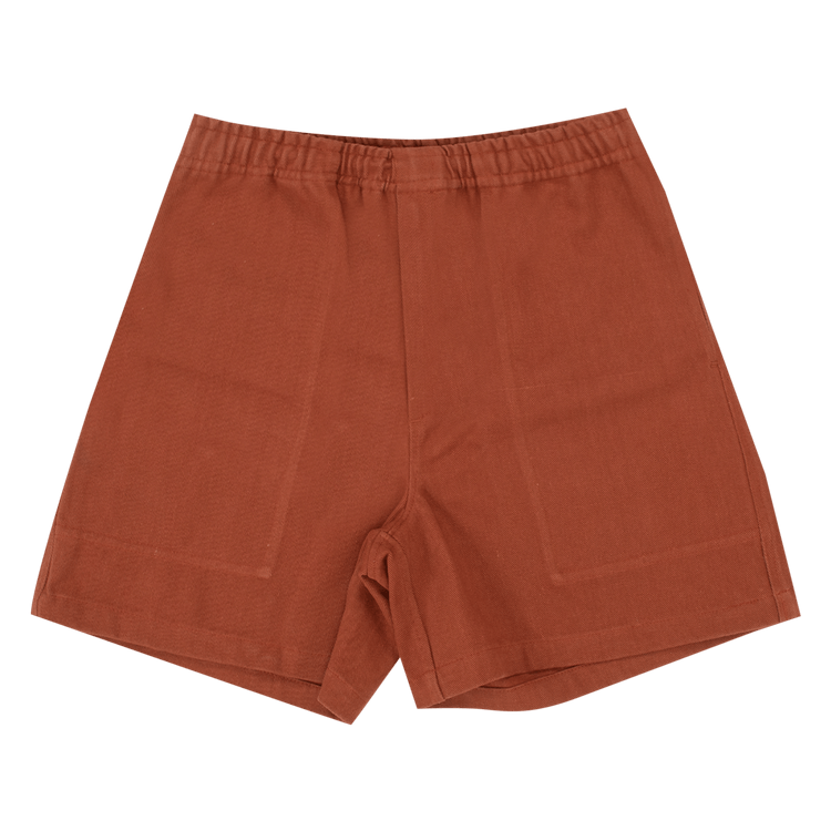Bode Twill Rugby Short "Brown"