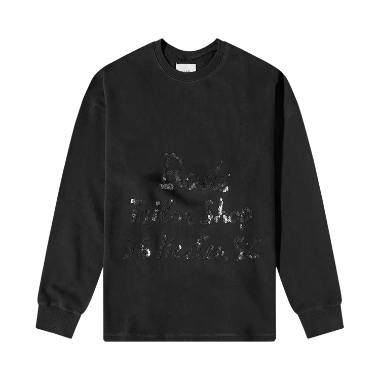 Bode Tailor Shop Crewneck "Black"