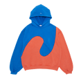 ERL Swirl Fleece Hoodie "Blue/Orange"