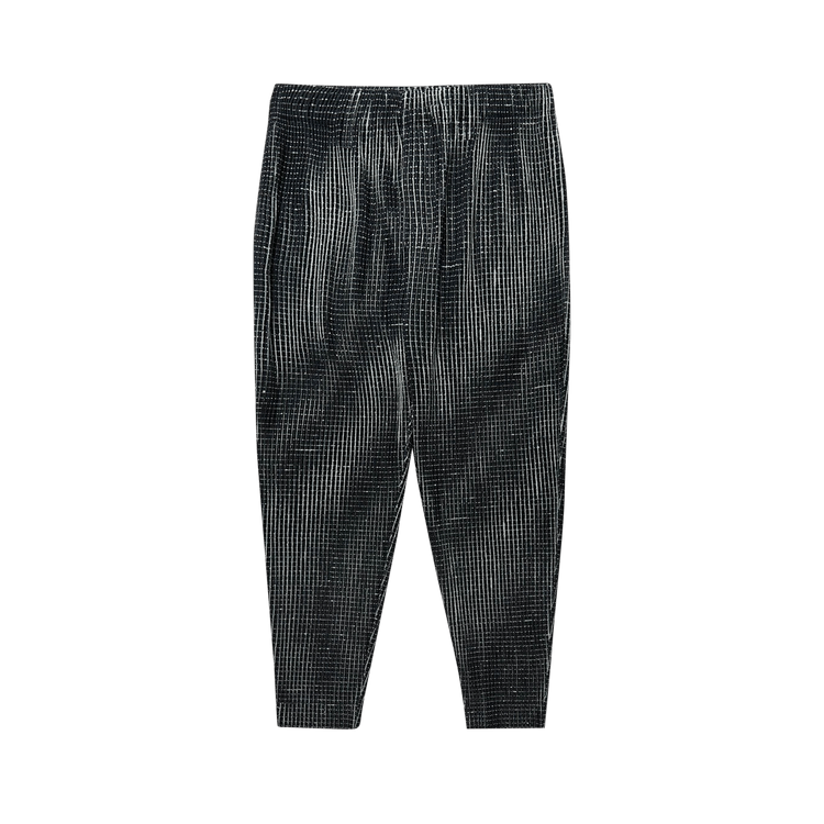 Homme Plissé Issey Miyake Network Check "Black"