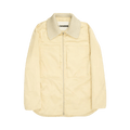 Jil Sander Techno Crinkled Satin Outer Jacket "Yellow/Sand"