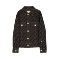 Lanvin Back Printed Denim Jacket "Sand"
