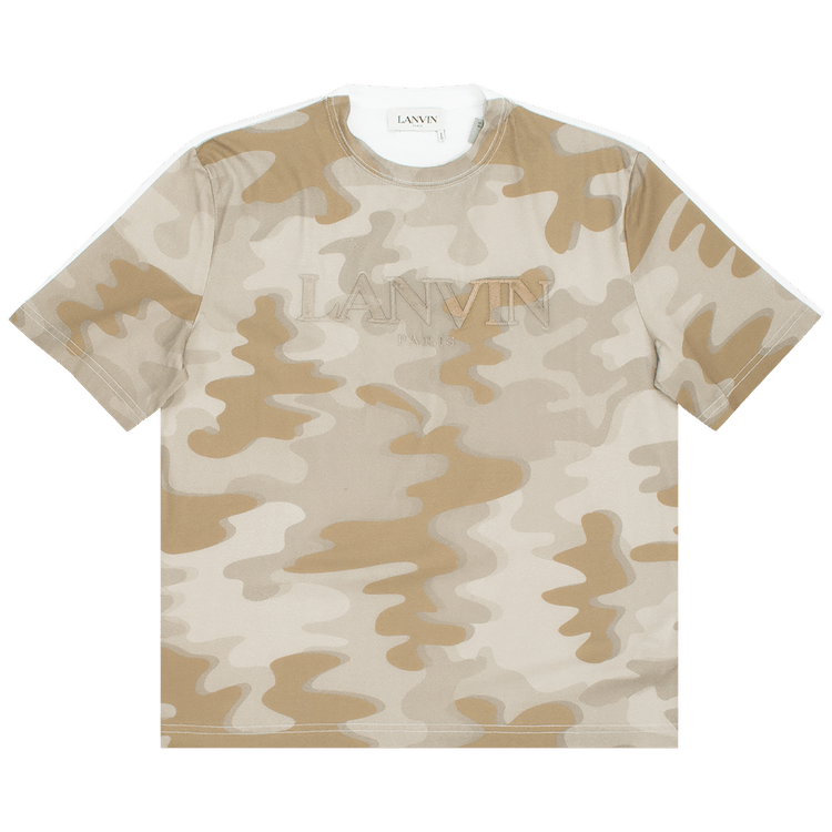 Lanvin T-Shirt Camo "Beige"