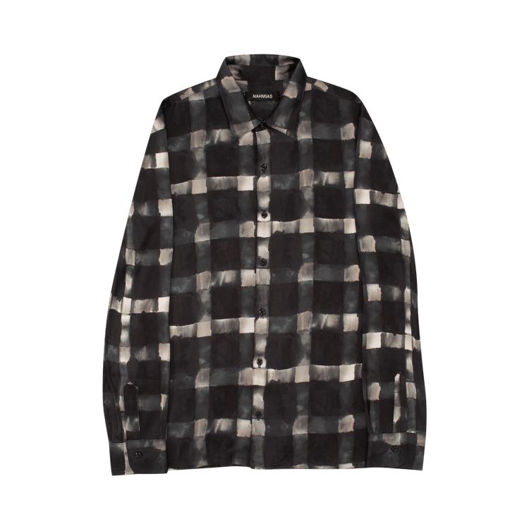 Nahmias Long-Sleeve Watercolor "Plaid"
