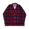 Needles One Up Shirt "Navy/Red"
