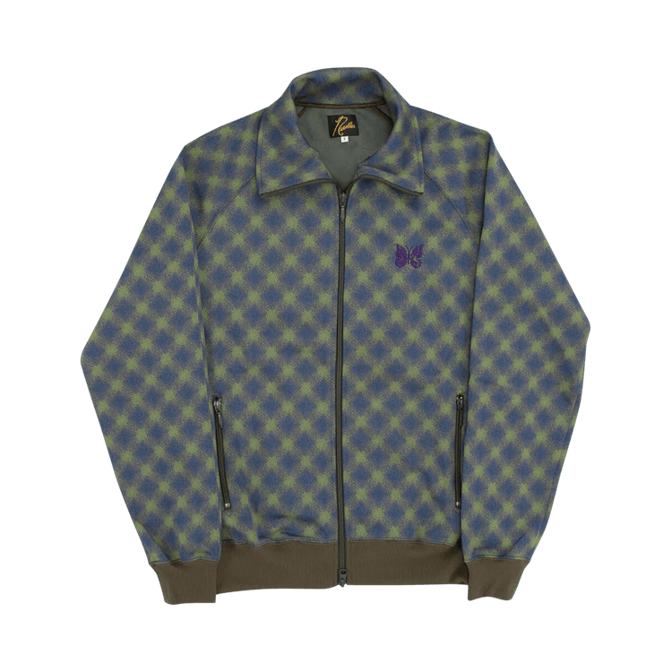 Needles Track Jacket "Blue/Olive"