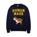 Human Made Knit Sweatshirt "Navy"