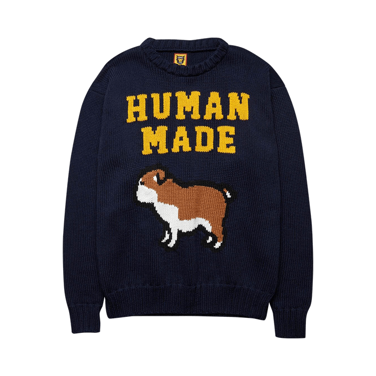 Human Made Knit Sweatshirt "Navy"