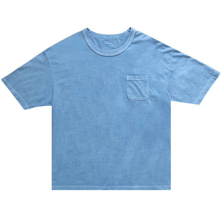 Visvim Jumbo Short-Sleeve Tee "Light Indigo"