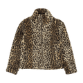 Ambush Leopard Fleece Jacket "Brown"