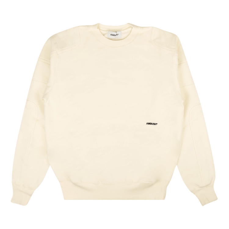 Ambush Panel Crewneck Sweatshirt "White"