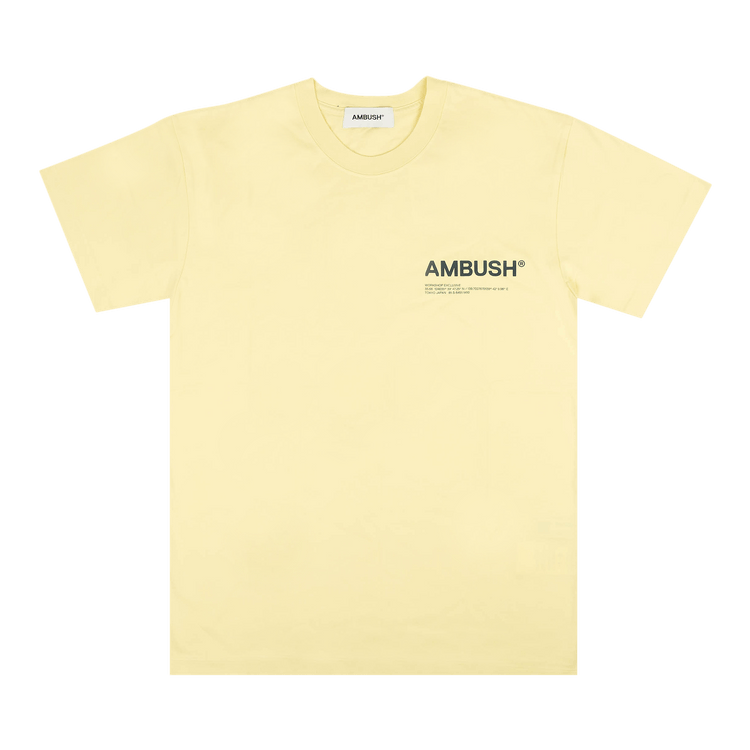 Ambush Flan Workshop Short-Sleeve T-Shirt "Yellow"