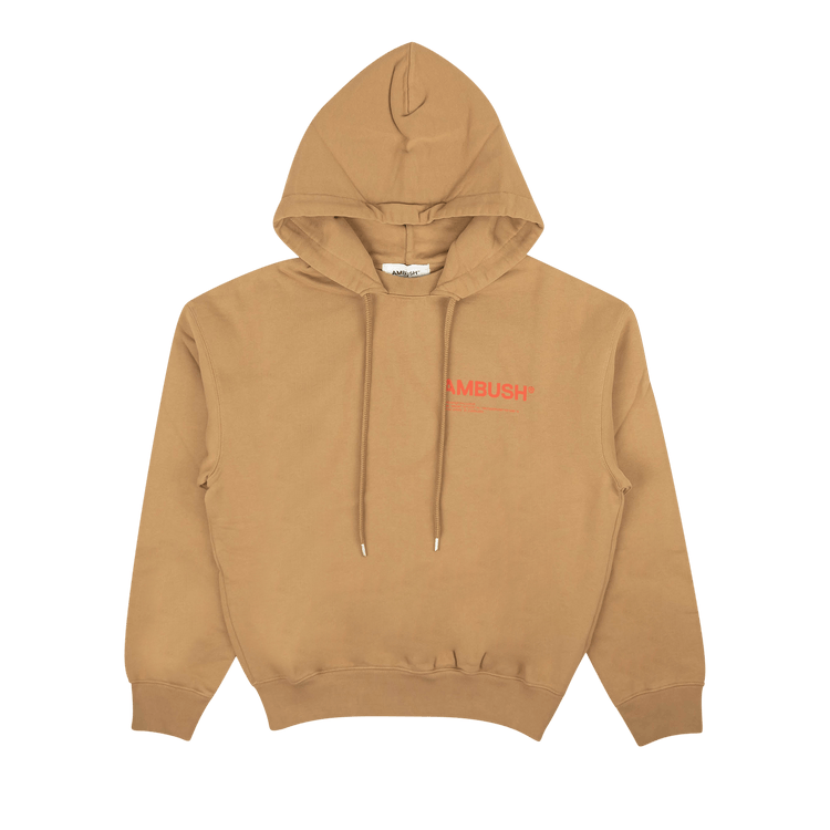 Ambush Logo Workshop Hoodie Sweatshirt "Brown"