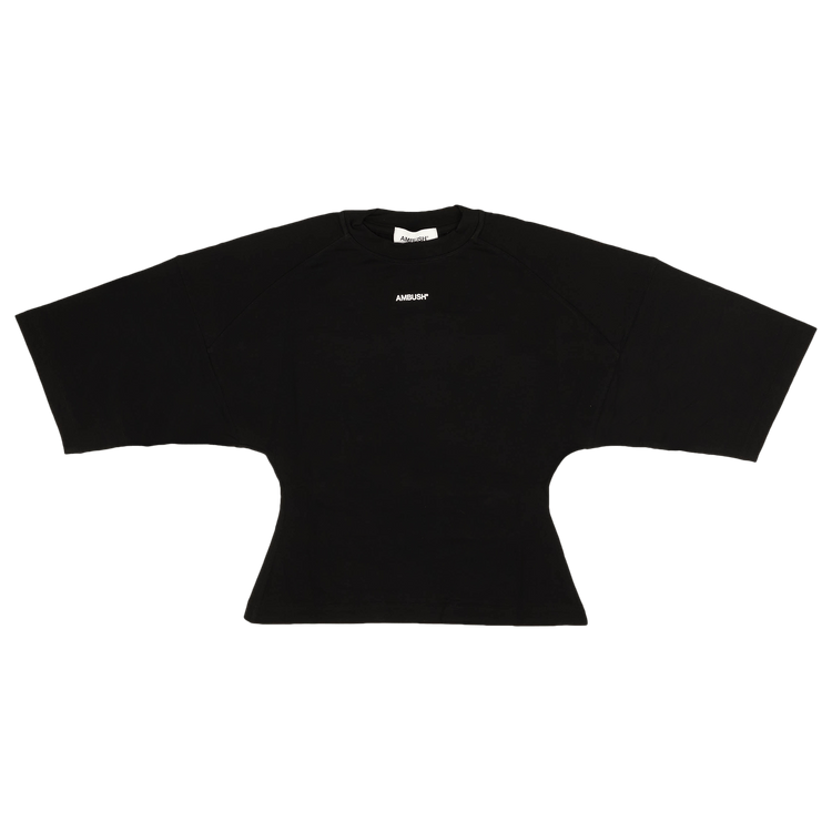 Ambush Box Cropped Short-Sleeve Logo T-Shirt "Black"