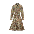 Attico Multicolor Sequined Chemisier Dress "Black"