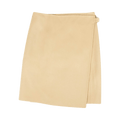 Helmut Lang Doubleface Wrap Wool Skirt "Brown"