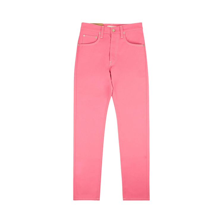 Helmut Lang Masc Hi Straight Jeans "Pink"