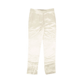 Helmut Lang Porcelain Straight Leg Satin Pants "White"
