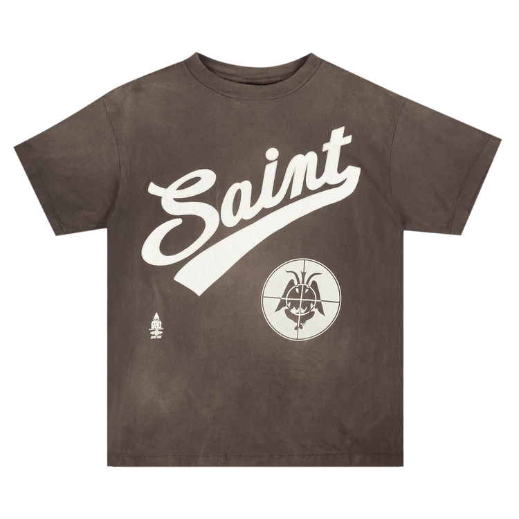 SAINT Mxxxxxx Aged Focus Short-Sleeve T-Shirt "Grey"