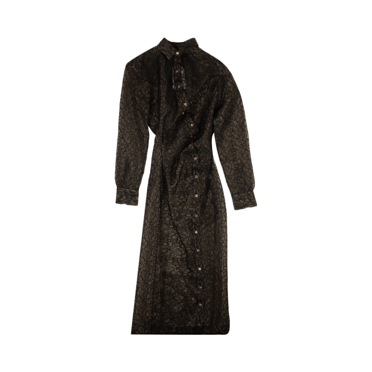 Y/Project Twisted Lace Dress "Black"