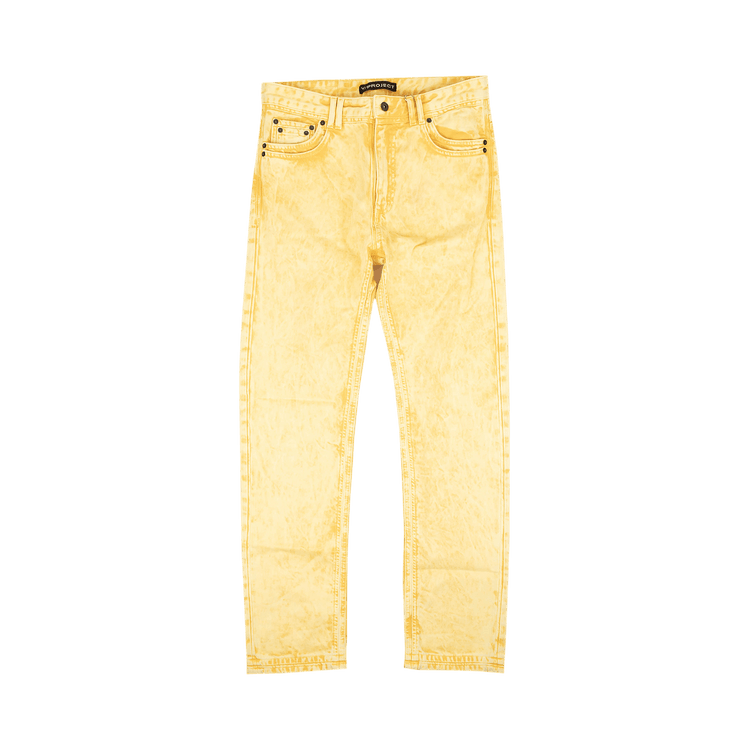 Y/Project Double Seam Dyed Denim Jeans "Yellow"