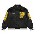 Palace Satin Varsity Jacket "Black"