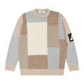 Palace Cable Patchwork Knit "Multicolor"