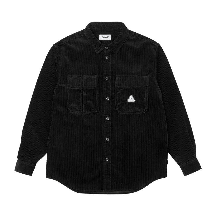Palace Cargo Cord Shirt "Black"