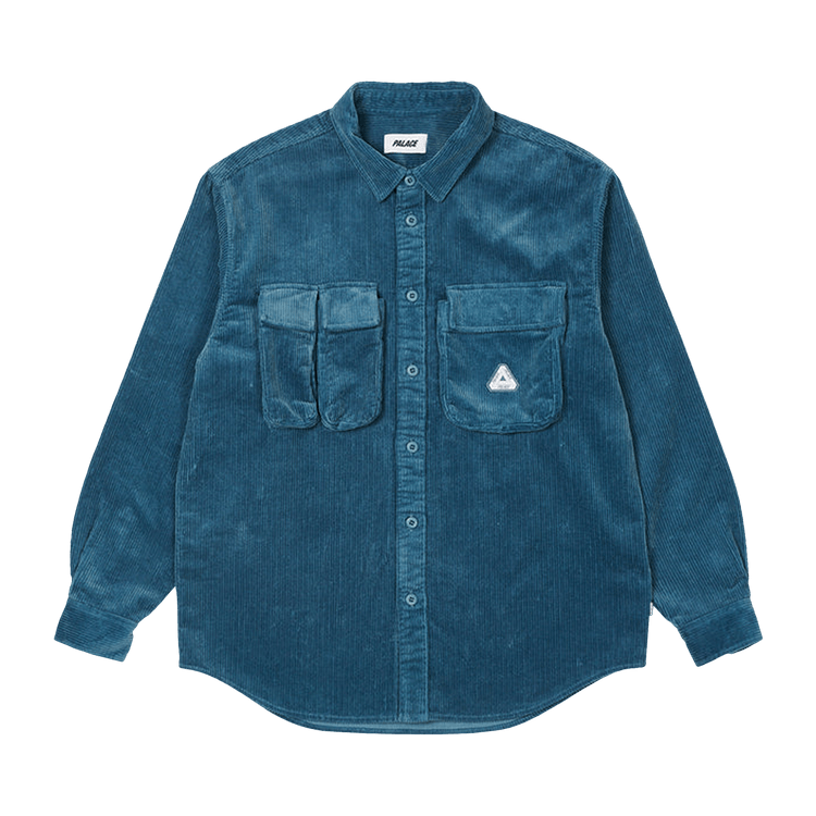 Palace Cargo Cord Shirt "Blue"