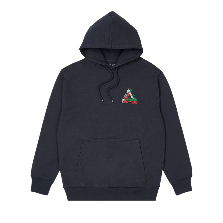 Palace Swirl Tri-Ferg Hood "Navy"